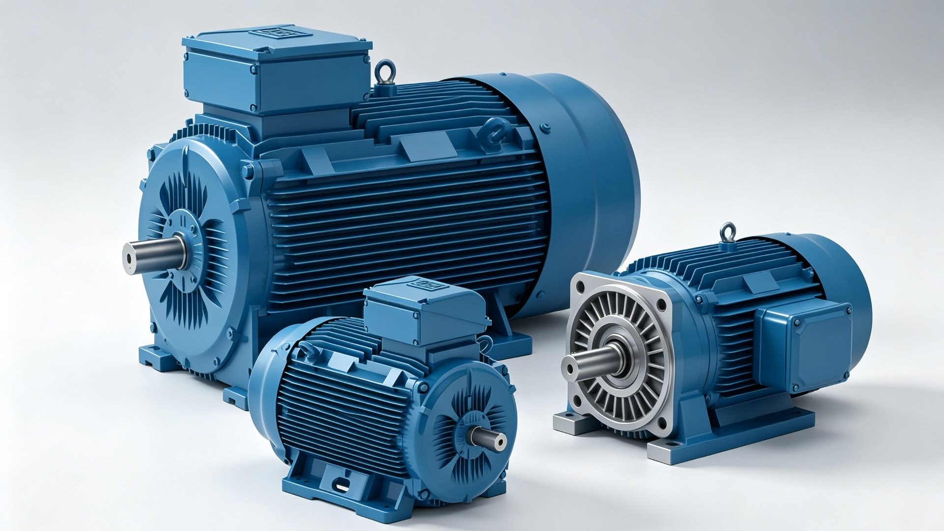 WEG W22 cast iron three-phase induction motors in multiple frame sizes